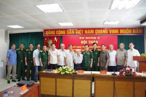 Sư đoàn 5 đề nghị truy tặng danh hiệu Anh hùng Lực lượng vũ trang cho Trung tướng Bùi Thanh Vân