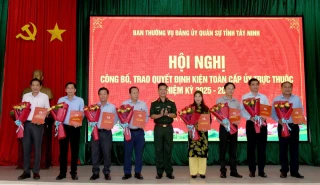 Tây Ninh: Chỉ định Bí thư xã, phường tham gia Ban Chấp hành Đảng bộ Ban Chỉ huy phòng thủ khu vực