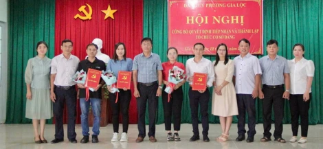 Phường Gia Lộc: Thành lập tổ chức Đảng tại các doanh nghiệp tư nhân trên địa bàn