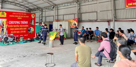 Tuyên truyền, thực hành chữa cháy và cứu nạn, cứu hộ
