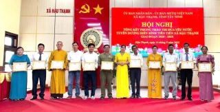 Xã Hậu Thạnh tuyên dương 40 điển hình tiên tiến giai đoạn 2020-2025