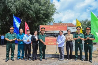 Bộ CHQS tỉnh Tây Ninh khởi công xây dựng 'Nhà tình nghĩa Quân – Dân'