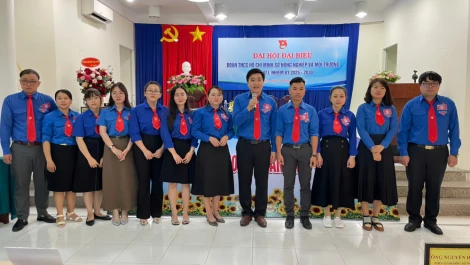 Anh Nguyễn Đại Bảo giữ chức Bí thư Đoàn cơ sở Sở Nông nghiệp và Môi trường, nhiệm kỳ 2025-2030