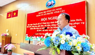 Phước Vĩnh Tây: Học tập chuyên đề về tư tưởng, đạo đức, phong cách Hồ Chí Minh