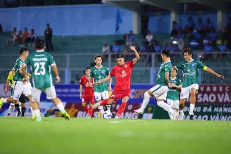 Long An nhận thất bại 0-2 trước Khatoco Khánh Hòa ở vòng 1 Giải hạng Nhất Quốc gia