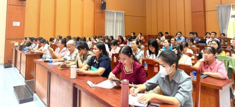 Xã Dương Minh Châu: Tập huấn chuyên đề, triển khai Nghị quyết Đại hội đại biểu Đảng bộ xã