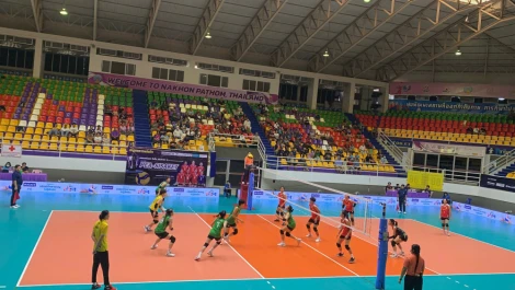 VTV Bình Điền Long An đánh bại Thammasat University, tiến vào trận tranh hạng 5 SEALECT Cup 2025