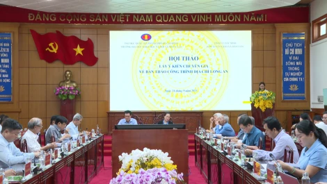 Lấy ý kiến chuyên gia về bản thảo công trình Địa chí Long An