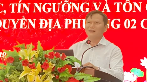 Tập huấn nâng cao năng lực quản lý nhà nước về dân tộc, tín ngưỡng, tôn giáo tại cơ sở
