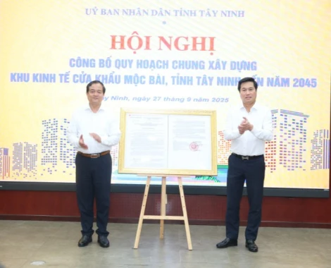 Công bố Quy hoạch chung xây dựng Khu kinh tế cửa khẩu Mộc Bài, tỉnh Tây Ninh đến năm 2045