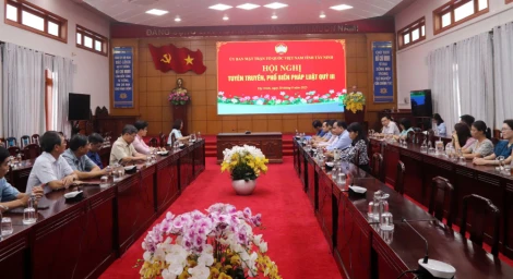 UBMTTQ Việt Nam tỉnh tuyên truyền, phổ biến pháp luật quí III/2025
