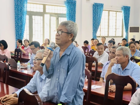 Đoàn Đại biểu Quốc hội tỉnh Tây Ninh tiếp xúc cử tri phường Bình Minh