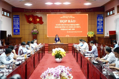 Tây Ninh sẽ ứng dụng trí tuệ nhân tạo (AI) trong Đại hội đại biểu Đảng bộ tỉnh