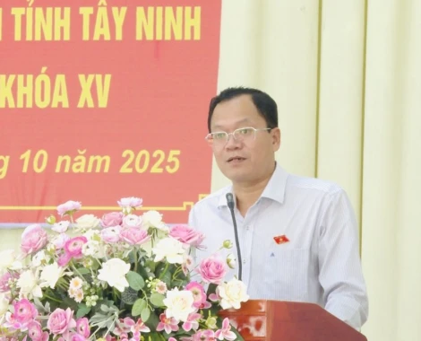 Đoàn đại biểu Quốc hội tỉnh tiếp xúc cử tri phường Hòa Thành