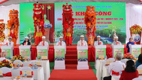 Tây Ninh: Khởi công nâng cấp, mở rộng tuyến Đường tỉnh 830C