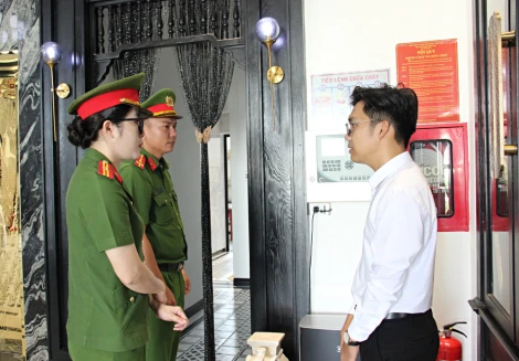 Bảo đảm an toàn phòng cháy, chữa cháy Đại hội đại biểu Đảng bộ tỉnh