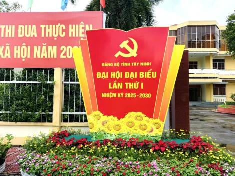 Đại hội đại biểu Đảng bộ tỉnh Tây Ninh sẵn sàng cho ngày làm việc đầu tiên