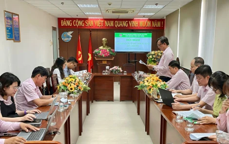 Giao ban hoạt động ủy thác giữa Ngân hàng Chính sách xã hội với các tổ chức chính trị - xã hội