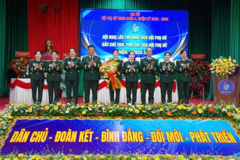 Hội Phụ nữ Trung đoàn 4: Tổ chức thành công Đại hội nhiệm kỳ 2025-2030
