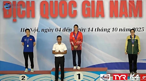 Mỹ Tiên giành 2 Huy chương Vàng, phá 1 kỷ lục quốc gia
