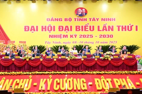 Một số ảnh tại Phiên trù bị Đại hội đại biểu Đảng bộ tỉnh Tây Ninh lần thứ I, nhiệm kỳ 2025-2030