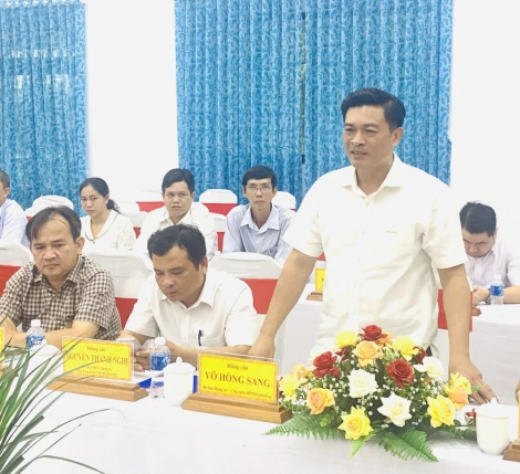 Đoàn công tác xã Ninh Hải, tỉnh Khánh Hòa đến trao đổi, học tập kinh nghiệm tại phường Bình Minh