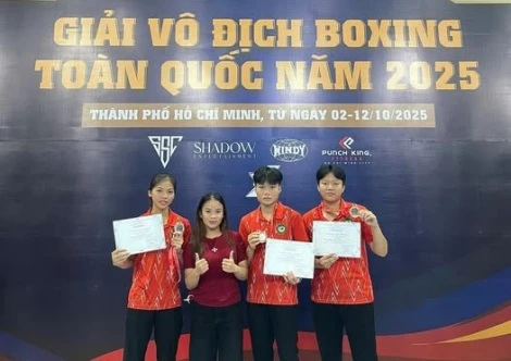 Tây Ninh giành 3 Huy chương tại giải Vô địch Boxing toàn quốc