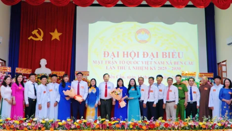 Ông Lê Hoàng Quy giữ chức Chủ tịch UBMTTQ Việt Nam xã Bến Cầu, nhiệm kỳ 2025-2030
