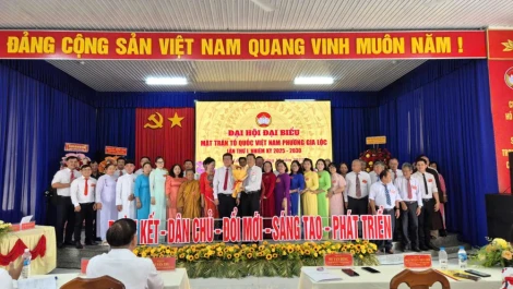 Ông Nguyễn Văn Lam giữ chức Chủ tịch UBMTTQ Việt Nam phường Gia Lộc