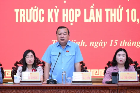Đoàn đại biểu Quốc hội tỉnh Tây Ninh tiếp xúc chuyên đề trước Kỳ họp thứ 10