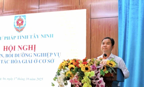 Tập huấn, nâng cao năng lực đội ngũ hòa giải viên ở cơ sở