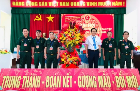 Ông Nguyễn Tấn Thành giữ chức Chủ tịch Hội Cựu chiến binh xã Tân Tập