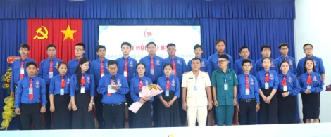 Anh Lê Nguyễn Công Phương giữ chức Bí thư Đoàn TNCS Hồ Chí Minh xã Phước Thạnh