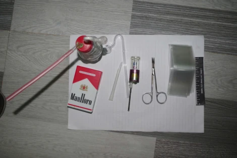 Công an xã Đức Hòa triệt xóa điểm mua bán trái phép chất ma túy