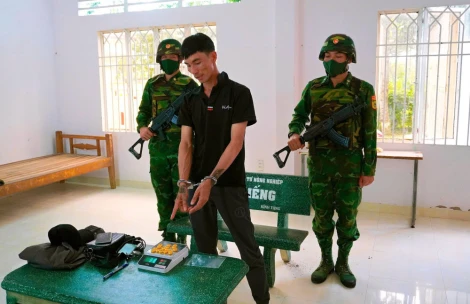 Đồn Biên phòng cửa khẩu Mỹ Quý Tây bắt đối tượng có hành vi mang theo vàng nhập cảnh