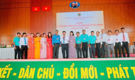 Ông Trần Minh Mẩn giữ chức Chủ tịch Hội Nông dân xã Hòa Khánh