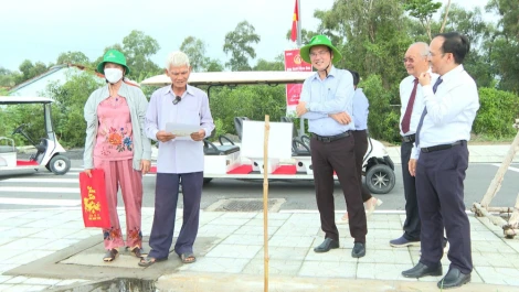 Bàn giao lô nền dự án khu tái định cư Nam Nam Thiên (giai đoạn 1) cho người dân