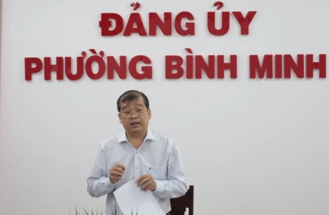 Đoàn Giám sát 268 của Ban Thường vụ Tỉnh ủy làm việc tại phường Bình Minh