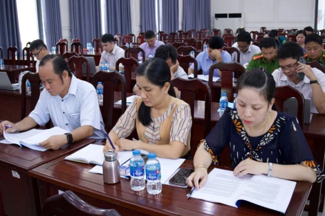 Sở Tư pháp: Tập huấn, bồi dưỡng nghiệp vụ công tác hòa giải ở cơ sở