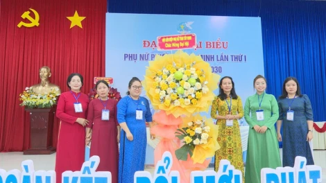 Bà Phạm Thị Hồng Thái làm Chủ tịch Hội Liên hiệp Phụ nữ phường Bình Minh, nhiệm 2025-2030