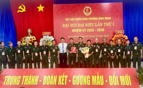 Ông Võ Cao Đỉnh giữ chức Chủ tịch Hội Cựu chiến binh phường Bình Minh