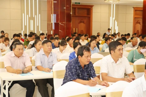 Tập huấn hướng dẫn quy trình đánh giá, xét tặng danh hiệu 'Gia đình văn hóa', 'Ấp, khu phố văn hóa'