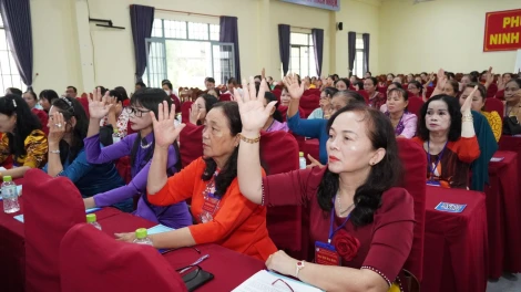 Bà Huỳnh Hồng Thu giữ chức Chủ tịch Hội Liên hiệp Phụ nữ phường Ninh Thạnh