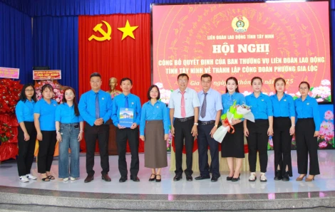 Ông Nguyễn Xuân Tươi giữ chức Chủ tịch Công đoàn phường Gia Lộc