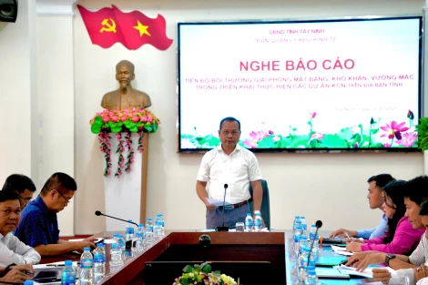 Tập trung tháo gỡ khó khăn, đẩy nhanh tiến độ giải phóng mặt bằng các khu công nghiệp