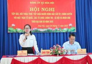 Xã Hòa Hội: Đối thoại cởi mở, xây dựng chính quyền gần dân