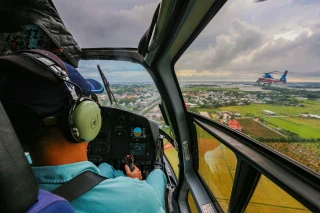 Trực thăng huấn luyện chuẩn bị diễn tập Quân y Việt Nam – Campuchia năm 2025