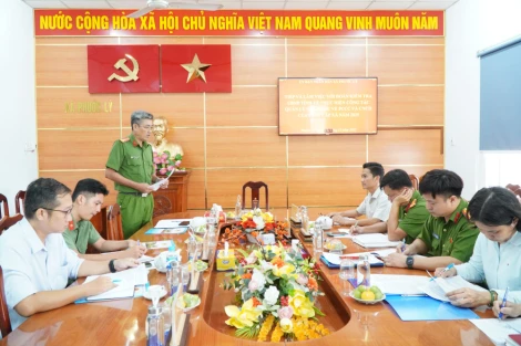 Kiểm tra công tác quản lý nhà nước về phòng cháy, chữa cháy tại xã Phước Lý