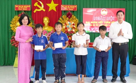 Xã Cần Giuộc: Ấp Long Hậu 4 làm điểm tổ chức Ngày hội Đại đoàn kết toàn dân tộc năm 2025