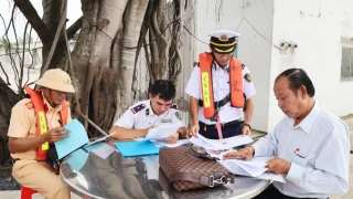 Xã Bến Lức: Tăng cường kiểm tra công tác quản lý hoạt động đường thủy nội địa